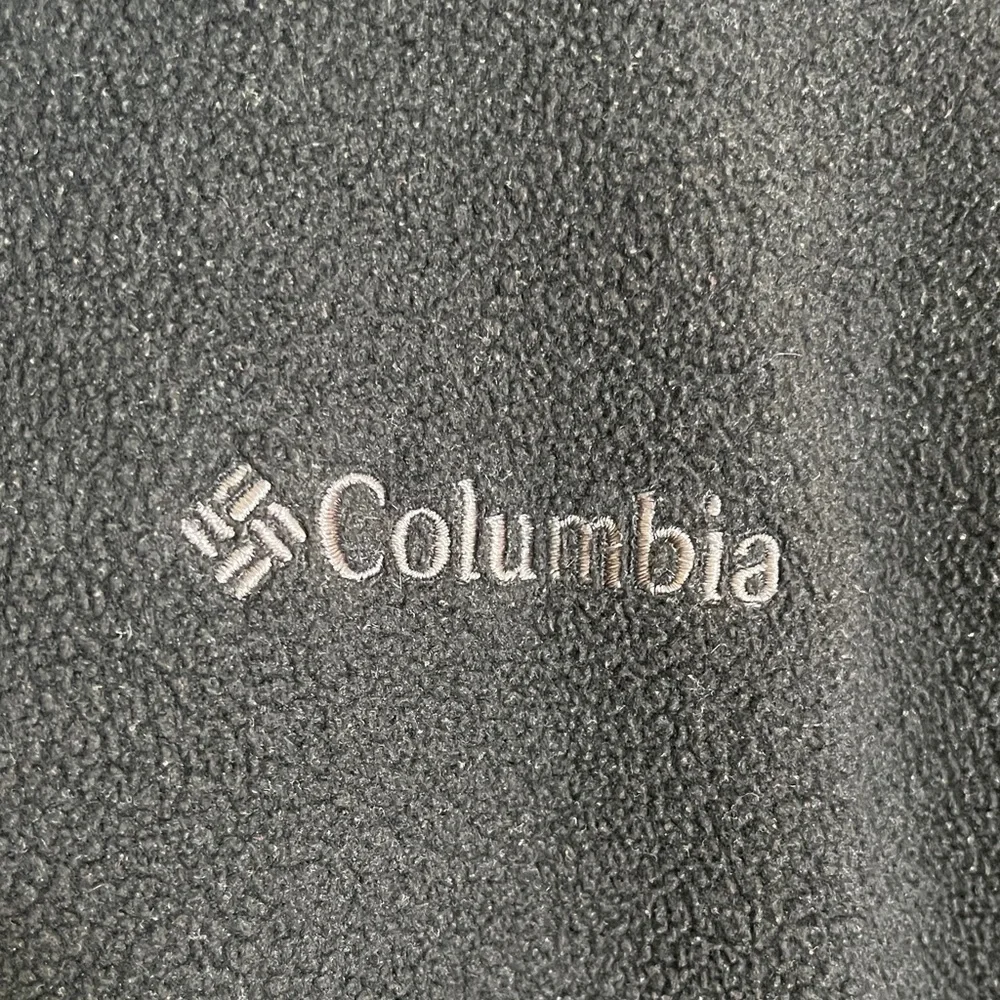 Columbia Black Full-Zip Fleece Sweatshirt